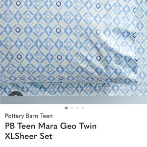 PB Teen Mara Geo Twin XLSheer Set